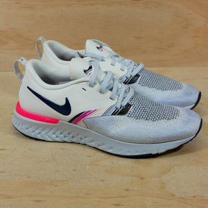 Nike Odyssey React 2 Flyknit PRM Blue Pink NEW